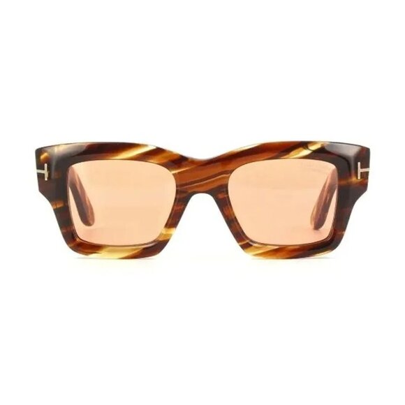NEW TOM FORD SUNGLASSES HAVANA BROWN MEN EYEWEAR - Picture 2 of 3